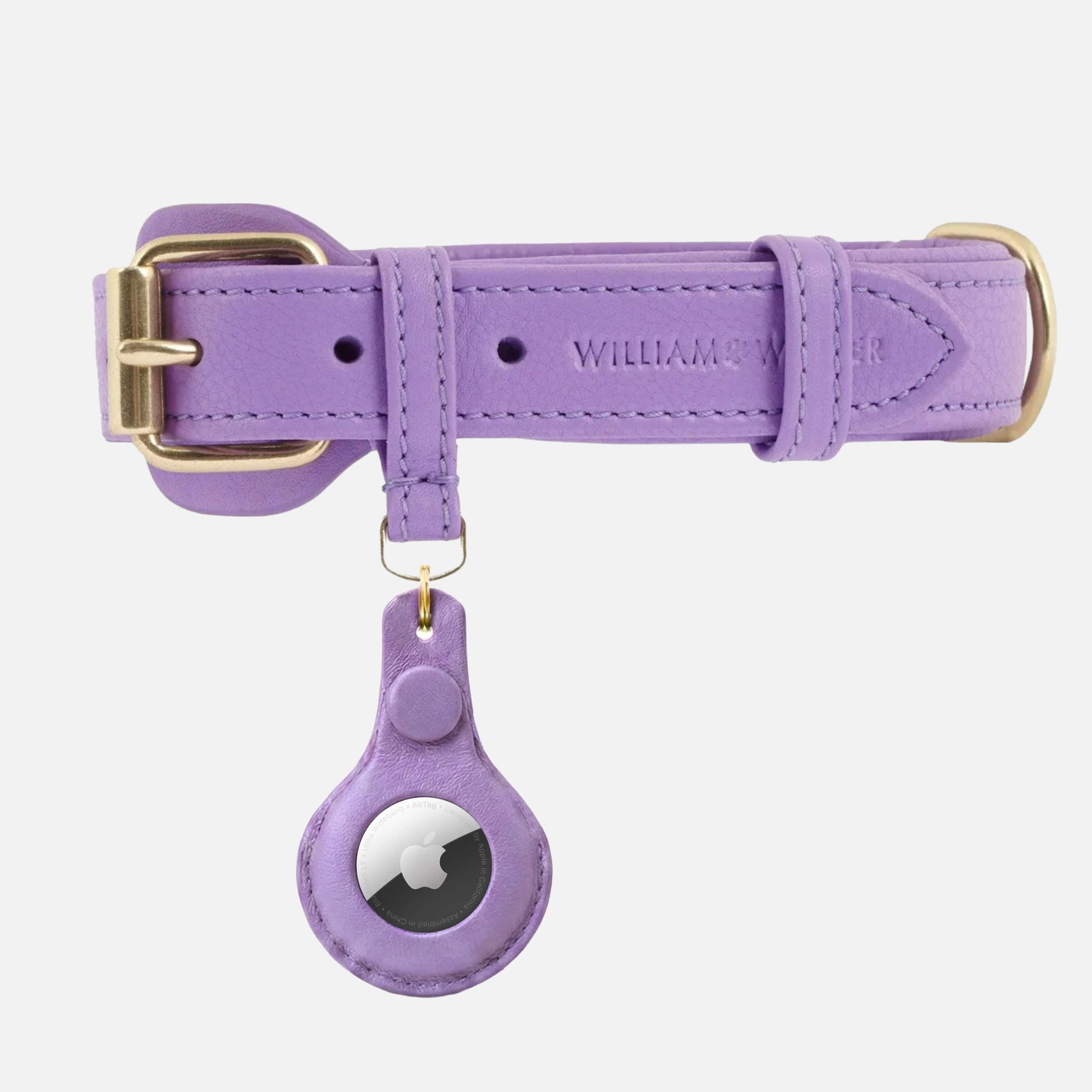 William Walker Leder AirTag Anhänger für Hundehalsband & Schlüssel