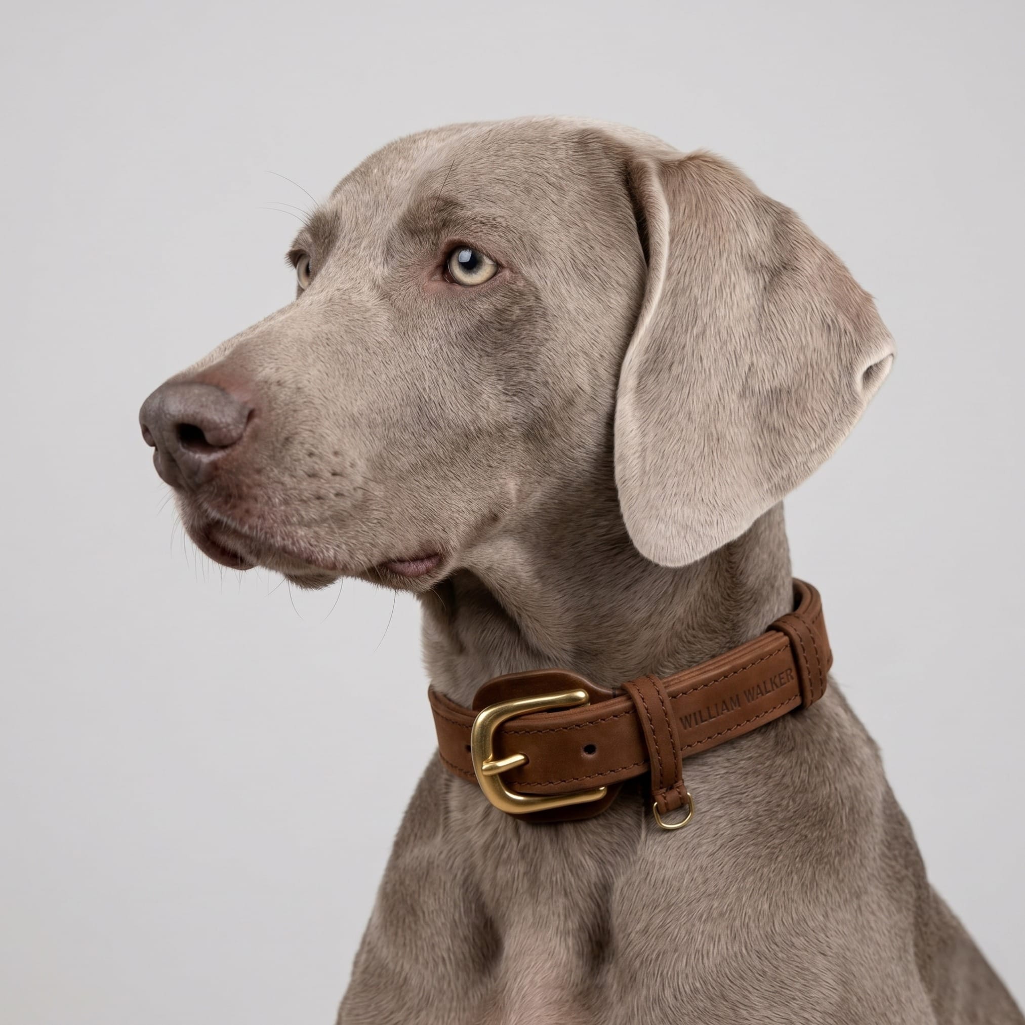 William Walker Hundehalsband aus wasserfestem Nubukleder