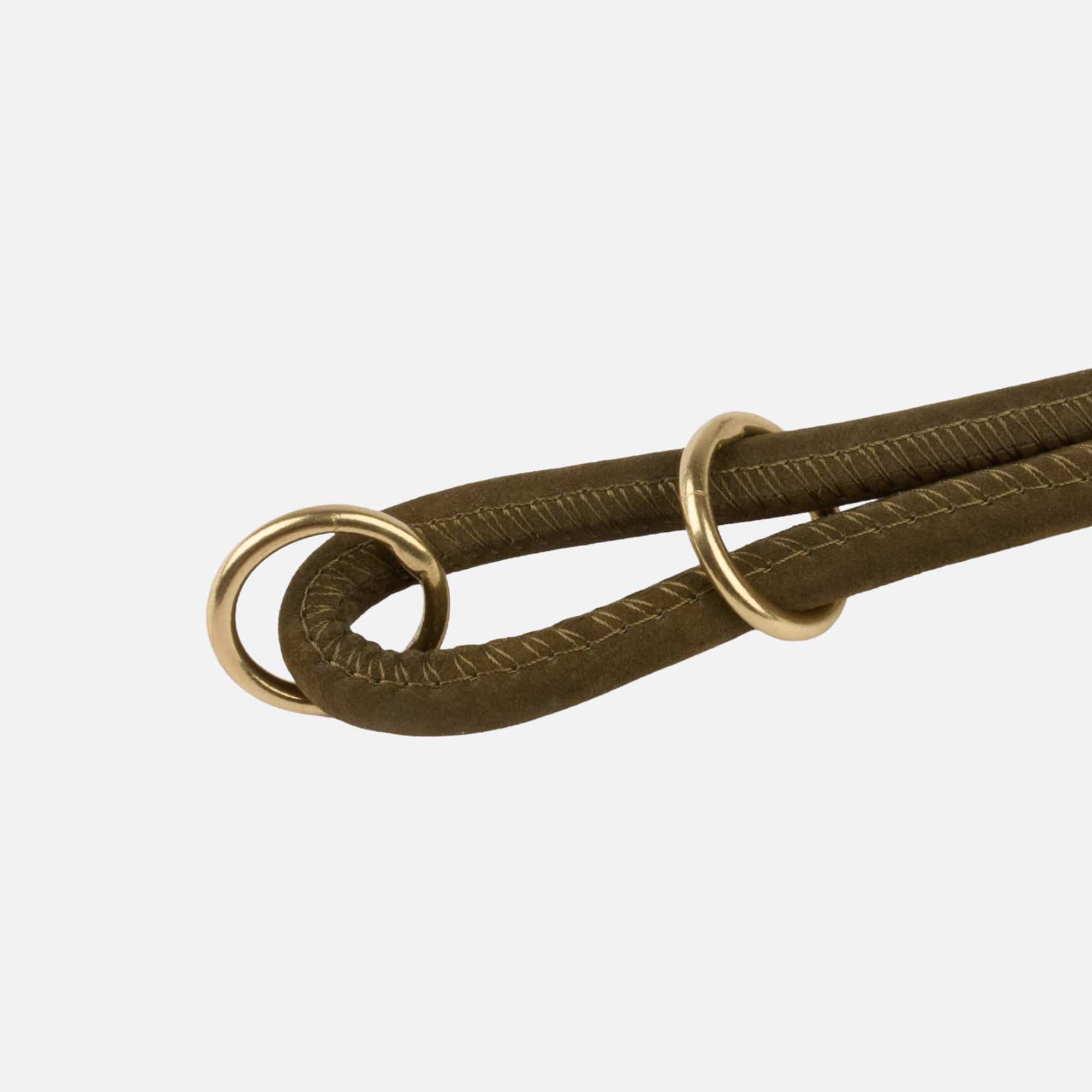 William Walker Runde Hundeleine aus Leder (2,5 m)