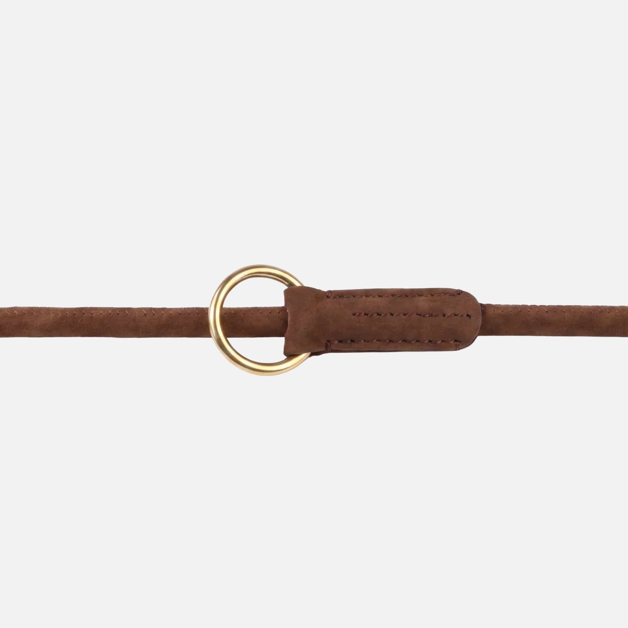 William Walker Runde Hundeleine aus Leder (2,5 m)