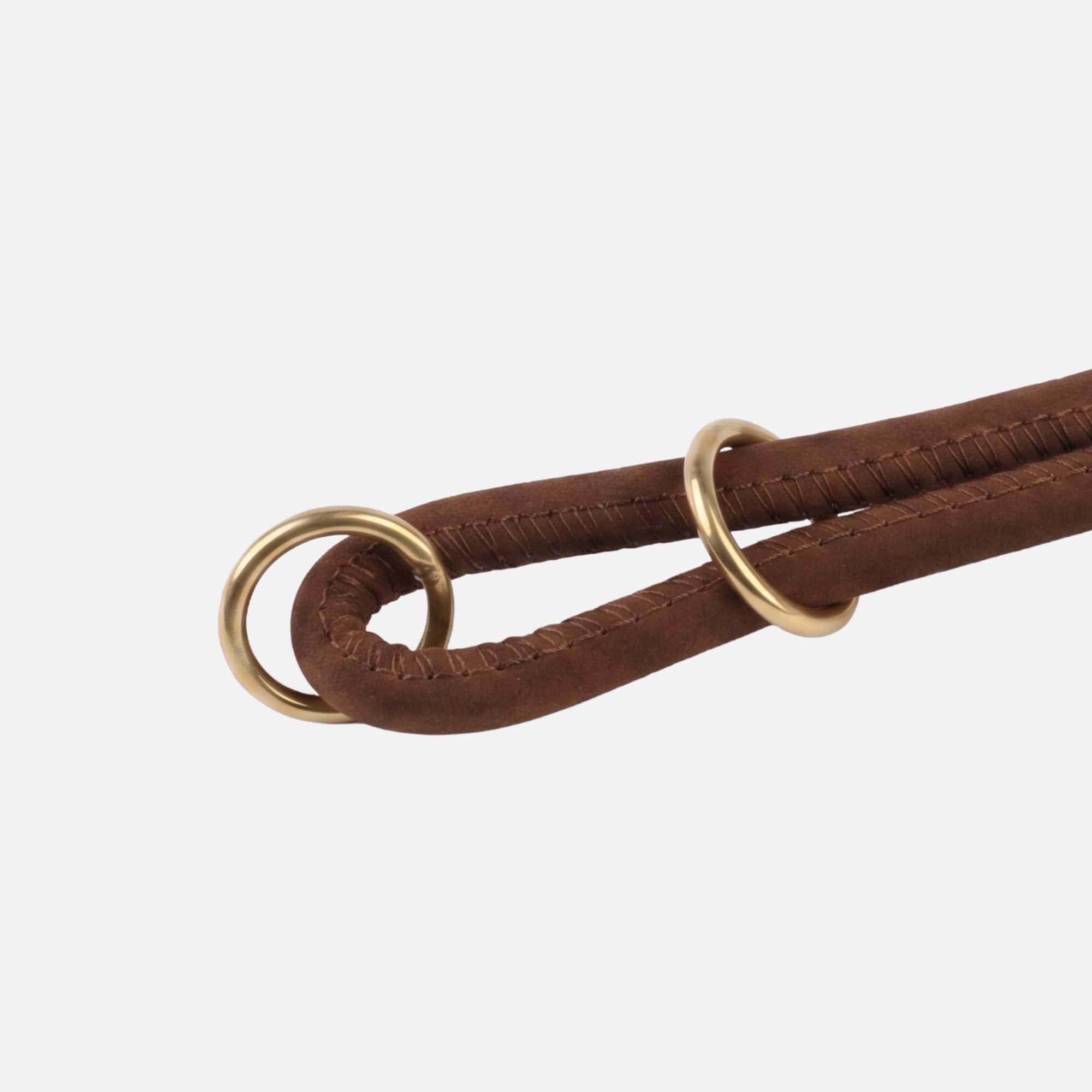 William Walker Runde Hundeleine aus Leder (2,5 m)