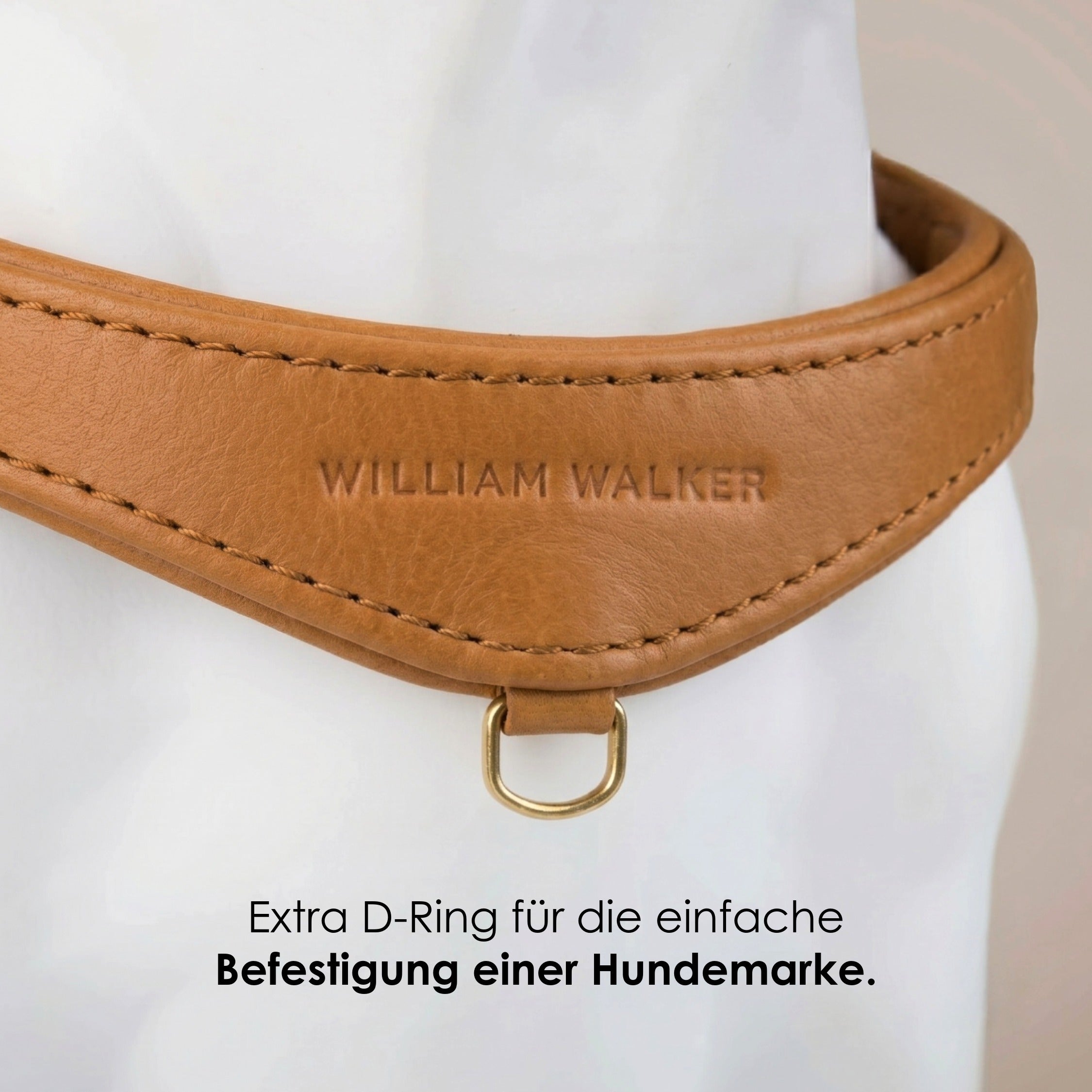 William Walker Step-In Leder Geschirr Pico für kleine Hunde