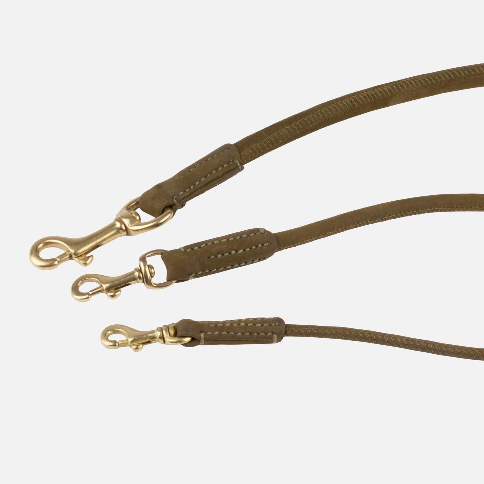 William Walker Runde Hundeleine aus Leder (2,5 m)
