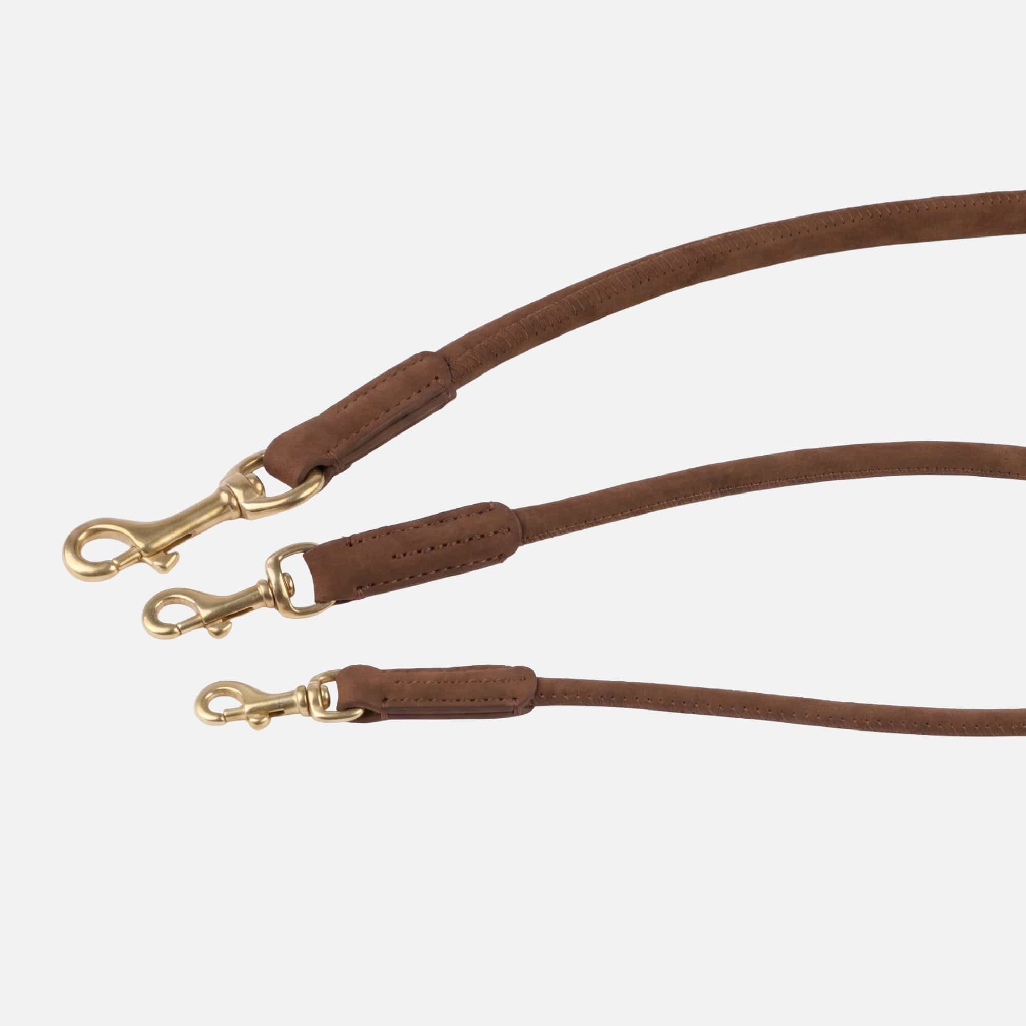 William Walker Runde Hundeleine aus Leder (2,5 m)