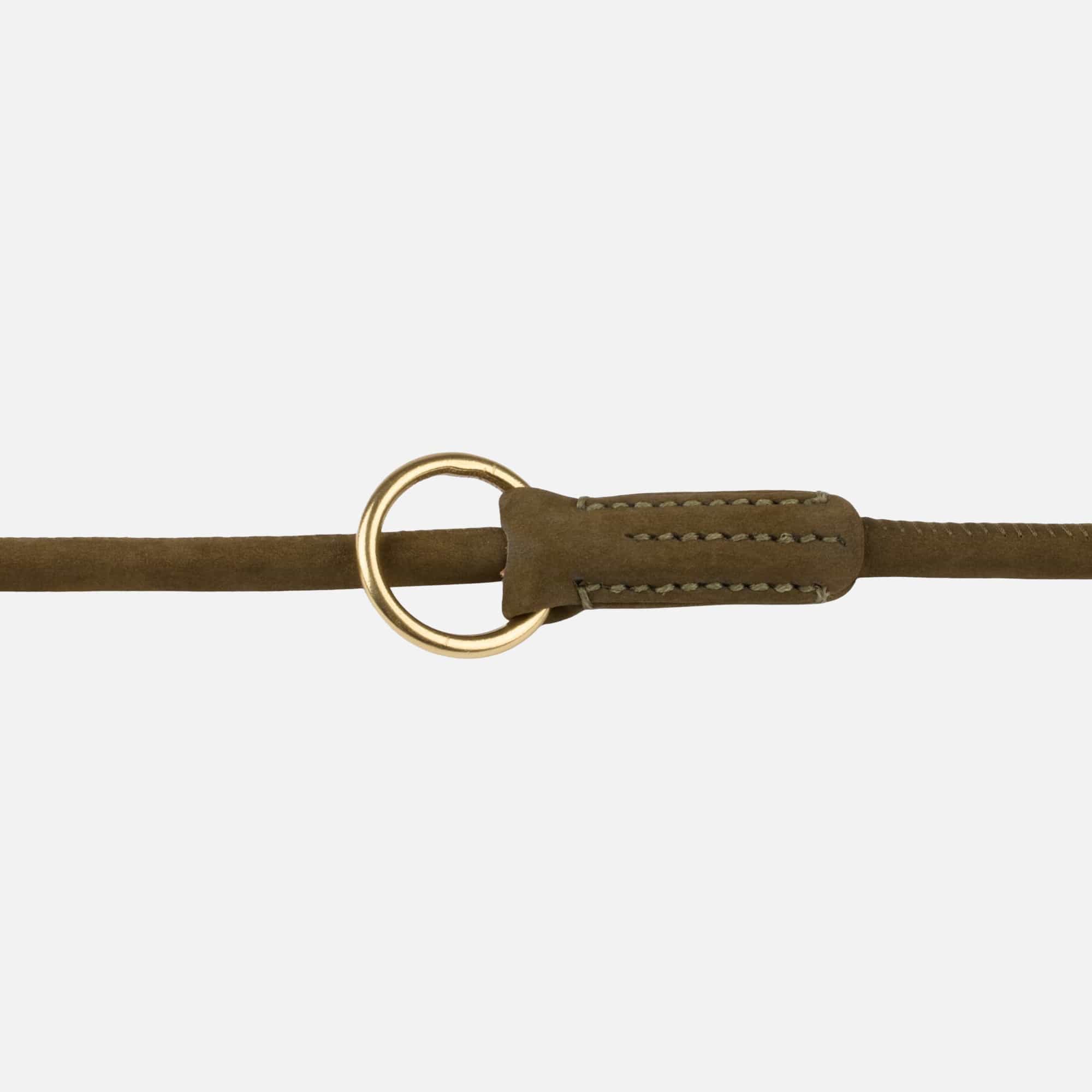 William Walker Runde Hundeleine aus Leder (2,5 m)
