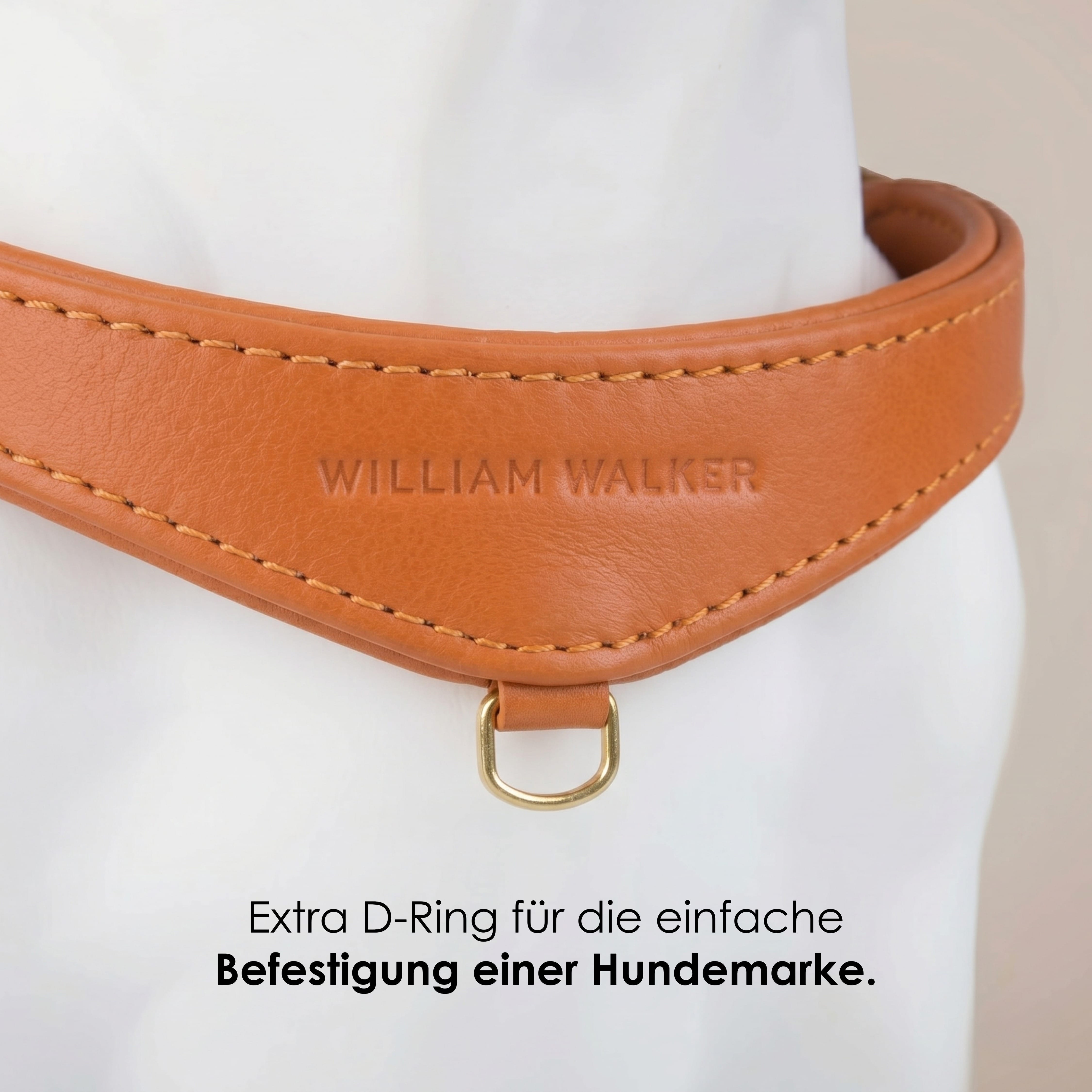William Walker Step-In Leder Geschirr Pico für kleine Hunde