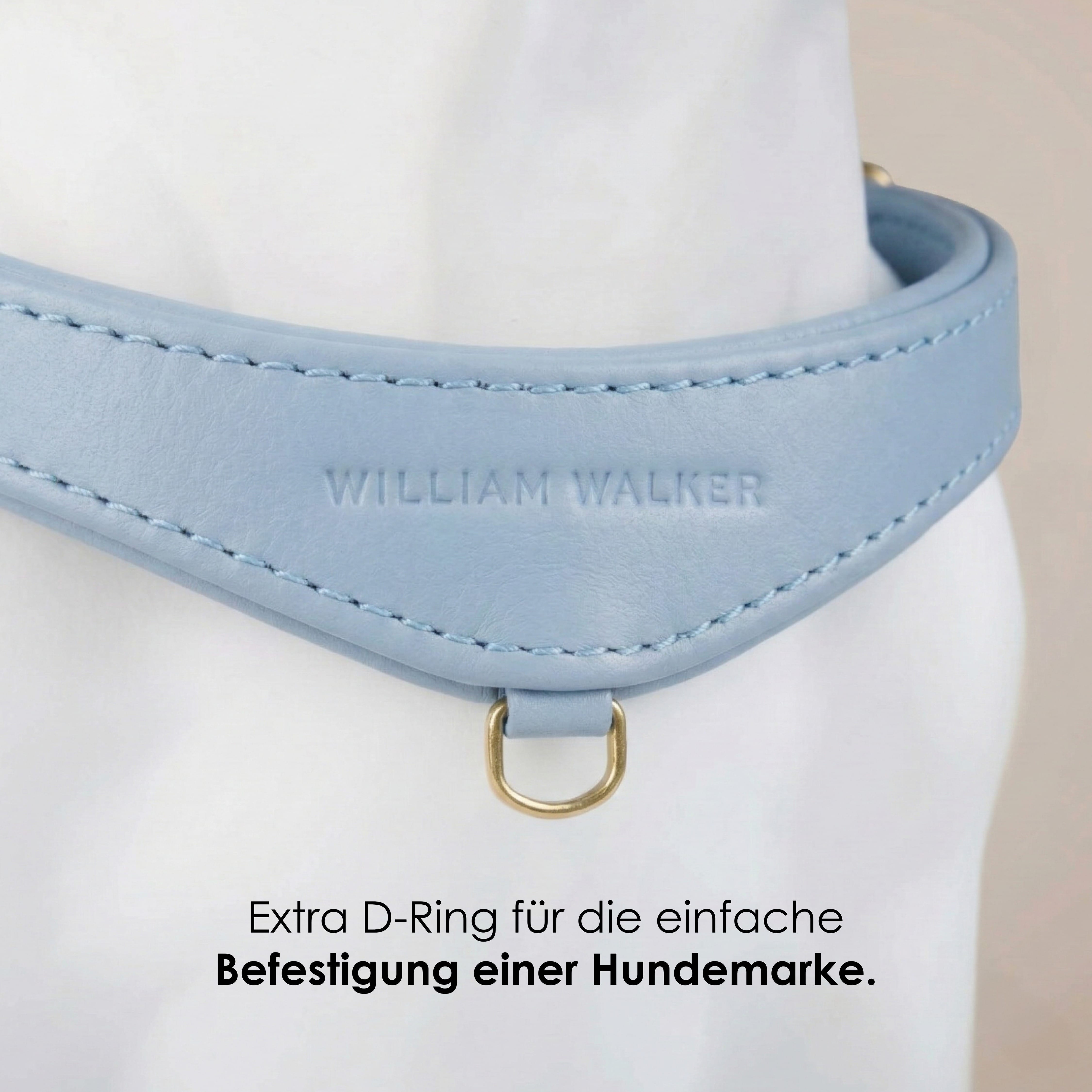 William Walker Step-In Leder Geschirr Pico für kleine Hunde