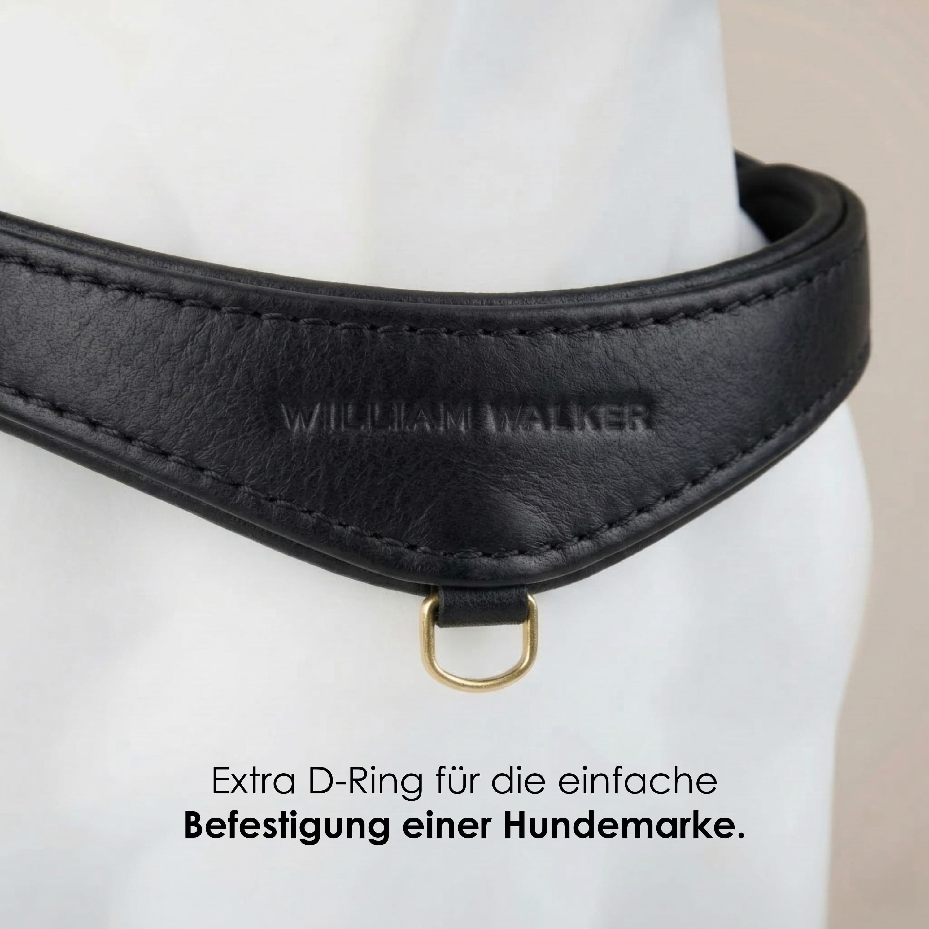 William Walker Step-In Leder Geschirr Pico für kleine Hunde